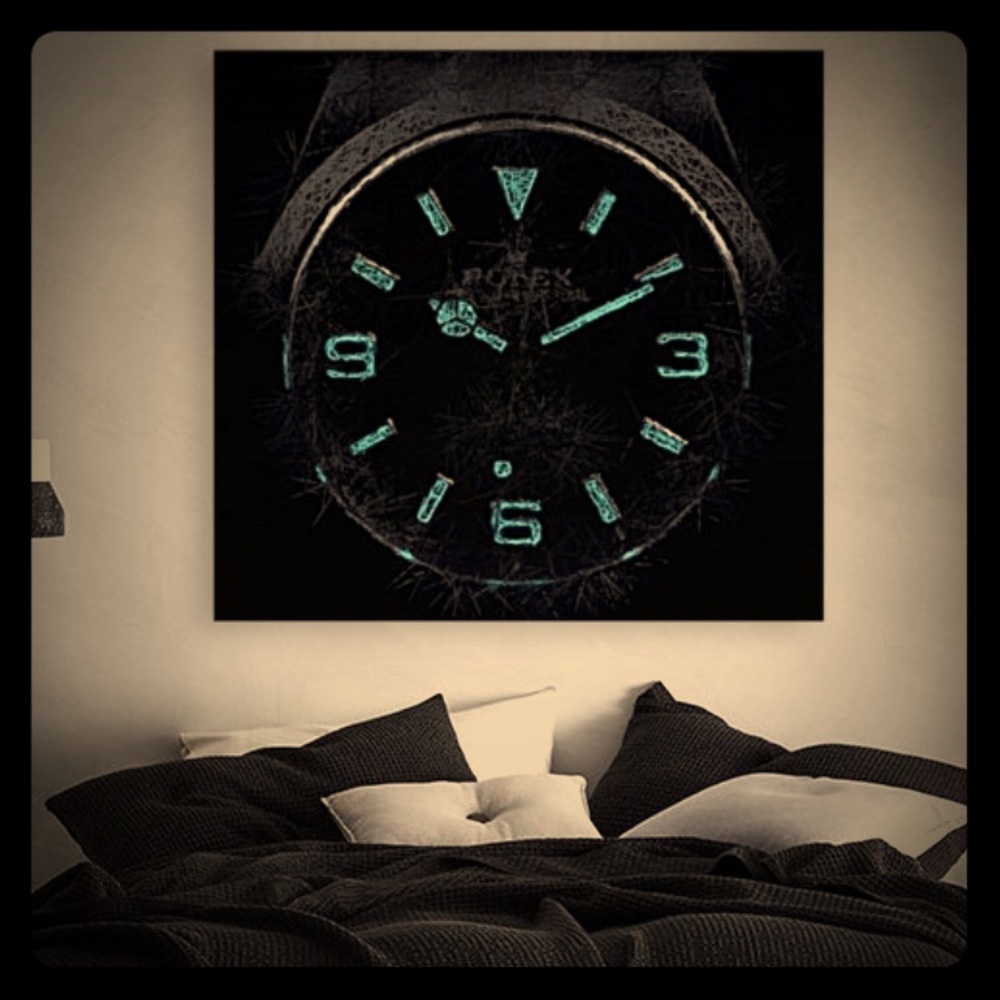 Rolex  Watch canvas print painting 30x33